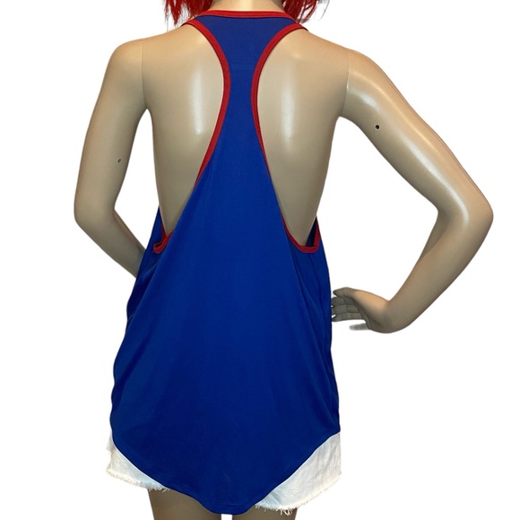 Women's Nike Texas Rangers MLB Royal Wordmark Legend Tank Top Shirt Size Medium - Picture 7 of 8